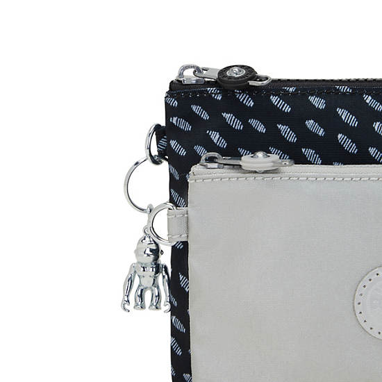 Kipling Duo Pouch Printed 2-in-One Pouches Väska Grå | SE 1096ZU